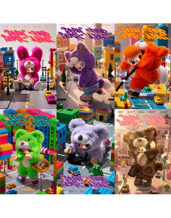 Rebel Bear Pozlanabilir Sürpriz Figür Çantalı Seri CSRB005