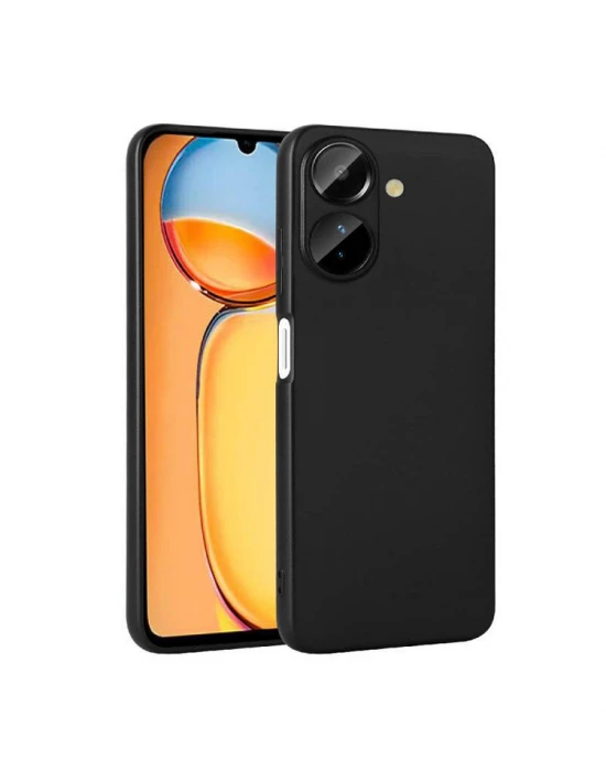 Redmi 13C Premier Siyah Silikon Telefon Kılıfı