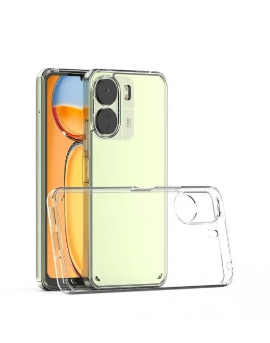 Redmi 13c Sert Şeffaf Telefon Kılıfı
