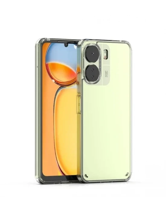 Redmi 13c Sert Şeffaf Telefon Kılıfı