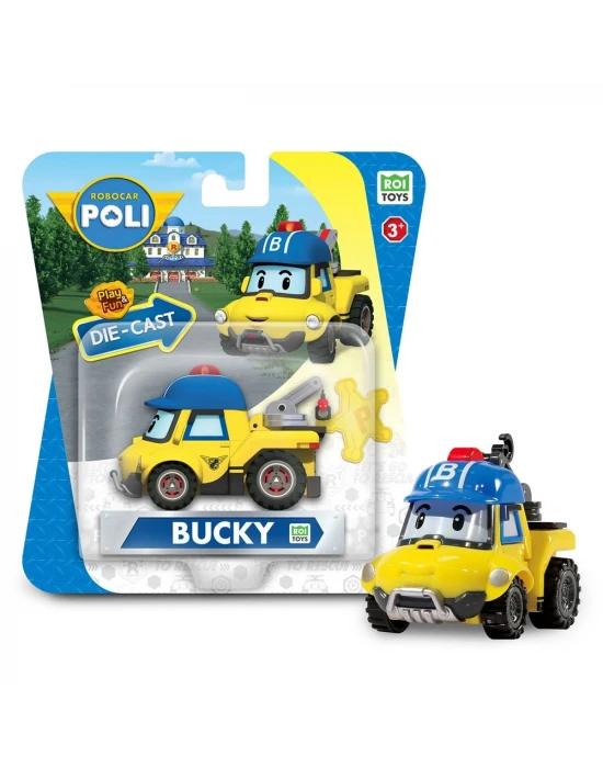 Robocar Poli Metal Araç Karakter Figürler - Bucky 83306