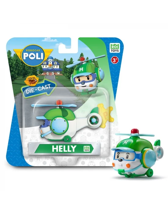 Robocar Poli Metal Araç Karakter Figürler - Helly 83160