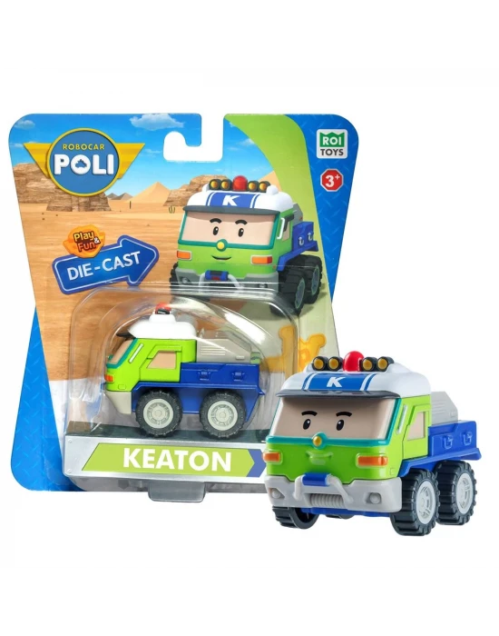 Robocar Poli Metal Araç Karakter Figürler - Keaton 83418
