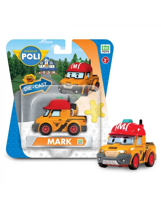 Robocar Poli Metal Araç Karakter Figürler - Mark 83305