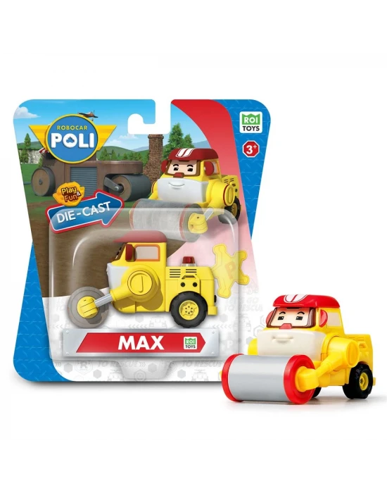 Robocar Poli Metal Araç Karakter Figürler - Max 83176