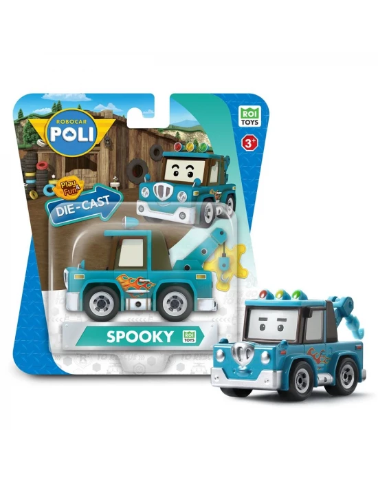 Robocar Poli Metal Araç Karakter Figürler - Spooky 83166