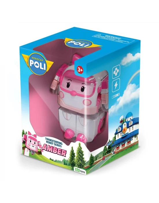 Robocar Poli Transforming Robot Figür- Amber 0651