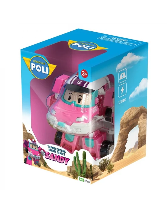 Robocar Poli Transforming Robot Figür- Sandy 0657