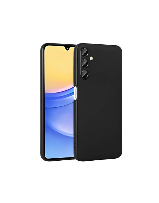 Samsung A15 Premier Siyah Silikon Kılıf