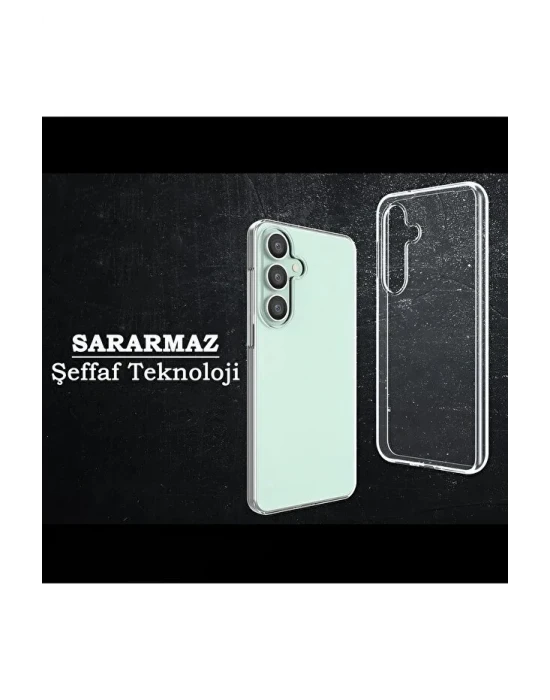 Samsung A16 Sert Şeffaf Telefon Kılıfı