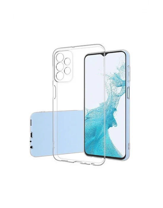 Samsung A23 Tıpalı Şeffaf Silikon