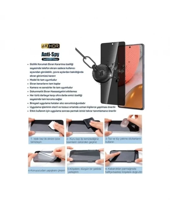 Samsung A35-A55 Anti Statik Hayalet Cam