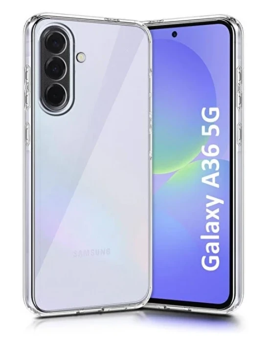 Samsung A36 Sert Şeffaf Telefon Kılıfı