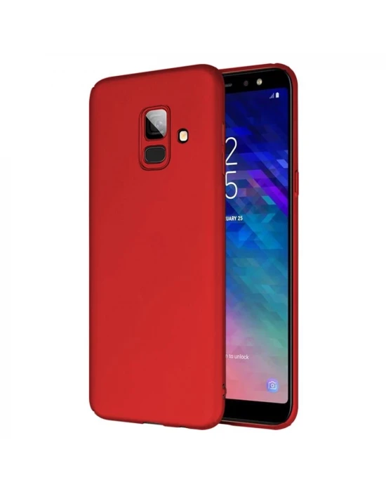 SAMSUNG A6 2018 PREMIUM SİLİKON KIRMIZI