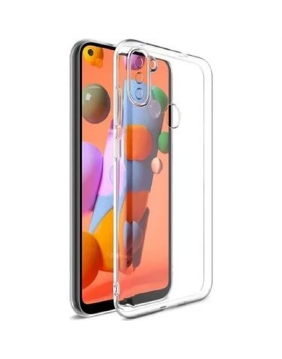 Samsung Galaxy A11 Tıpalı Kamera Korumalı Silikon Kılıf