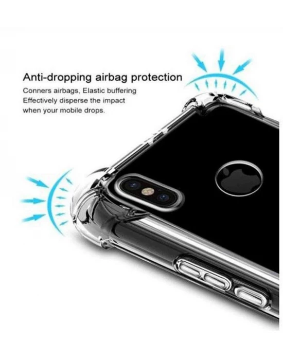Samsung Galaxy A3 2017 Anti Crash Şeffaf Silikon Kılıf