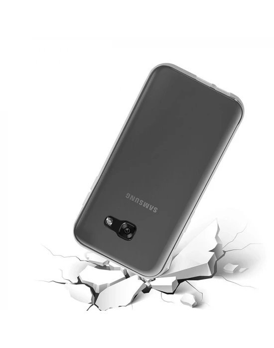 Samsung Galaxy A3 Esnek Şeffaf Silikon Cep Telefonu Kılıfı