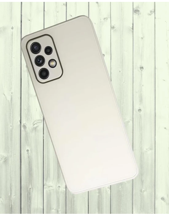 Samsung Galaxy A52 Parlak Cam Kamera Korumalı Telefon Kılıfı