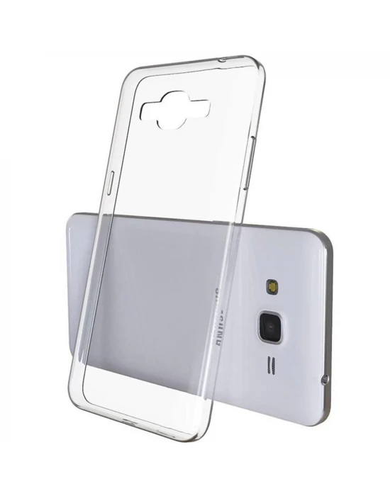 Samsung Galaxy Grand 2 Esnek Şeffaf Silikon Cep Telefonu Kılıfı