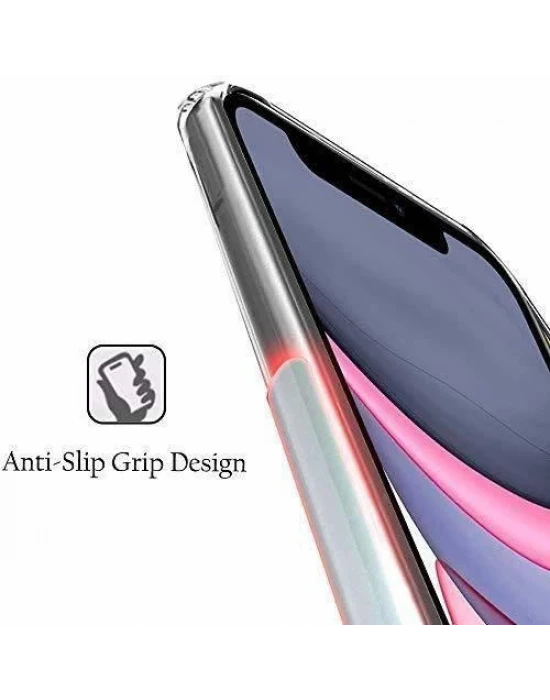 Samsung Galaxy M20 Şeffaf Tıpalı Kamera Korumalı Silikon Kılıf