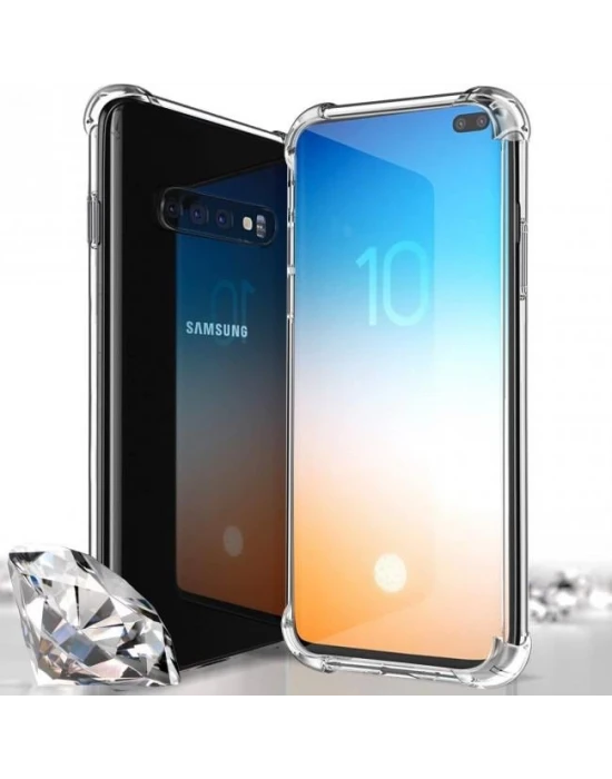 Samsung Galaxy S10 Lite Anti Crash Şeffaf Silikon Kılıf