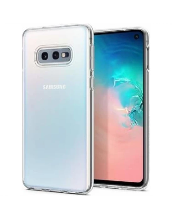 Samsung Galaxy S10 Lite Şeffaf Tıpalı Kamera Korumalı Silikon Kılıf