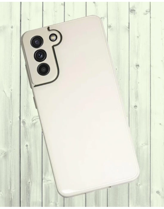 Samsung Galaxy S21 FE Parlak Cam Kamera Korumalı Telefon Kılıfı