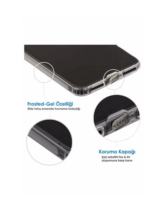 Samsung Galaxy S24 Ultra Şeffaf Silikon Kılıf