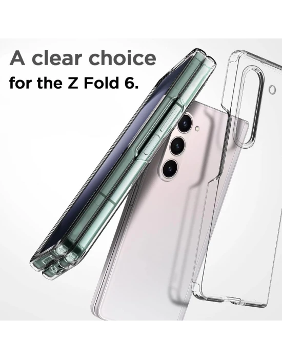 Samsung Galaxy Z Fold 6 Kılıf Şeffaf Sert