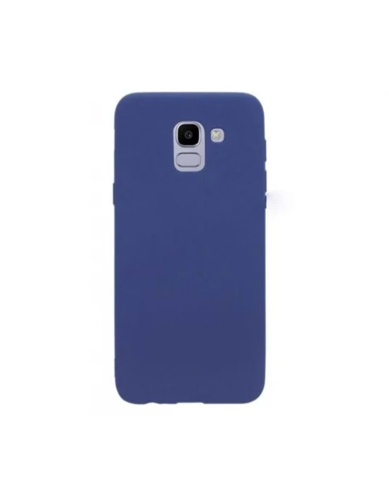 SAMSUNG J6  2018 PREMIUM SİLİKON MAVİ