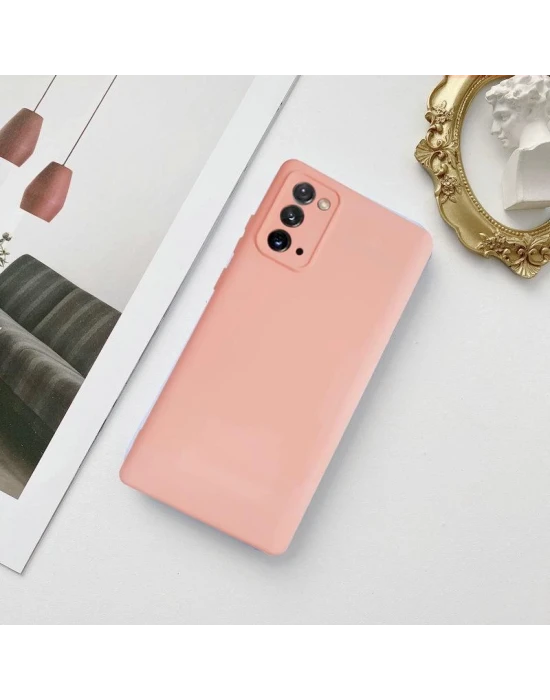 Samsung Lansman Likid Silikon Kamera Korumalı Kılıf