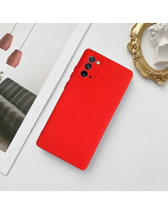 Samsung Lansman Likid Silikon Kamera Korumalı Kılıf