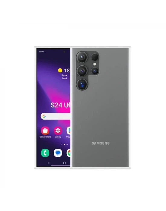 Samsung s24 Ultra Sert Şeffaf Telefon Kılıfı