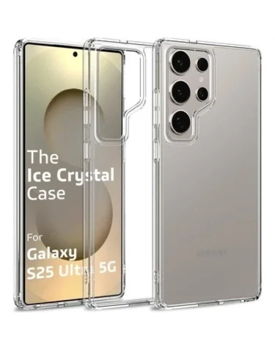 Samsung S25 Ultra Sert Şeffaf Telefon Kılıfı