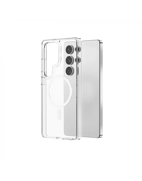 Samsung S26 Ultra Magsafe Sert Şeffaf Telefon Kılıfı