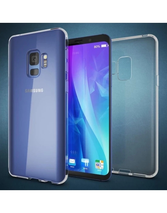 Samsung S9 Plus Crystal Şeffaf Silikon Telefon Kılıfı