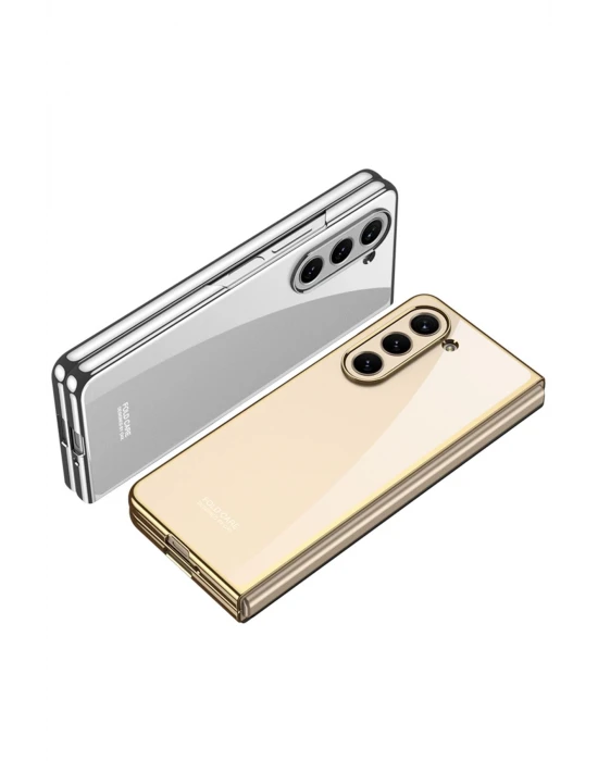 Samsung Z Fold 5 2 Parçalı Şeffaf Kılıf