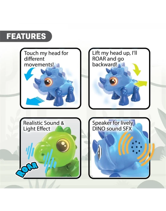 Silverlit Dino Heads Up Robot Stegosaurus