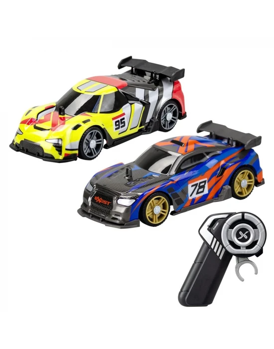 Silverlit Exost Build 2 Drive Kumandalı 2 Araçlı Büyük Yarış Seti