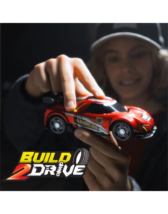 Silverlit Exost Build 2 Drive Kumandalı Yarış Aracı Kiti Kırmızı