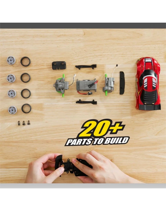 Silverlit Exost Build 2 Drive Kumandalı Yarış Aracı Kiti Kırmızı