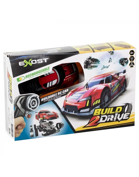 Silverlit Exost Build 2 Drive Kumandalı Yarış Aracı Kiti Kırmızı