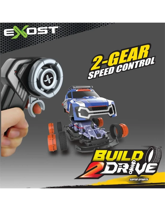 Silverlit Exost Build 2 Drive Kumandalı Yarış Aracı Kiti Mavi
