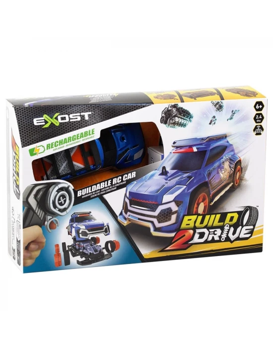 Silverlit Exost Build 2 Drive Kumandalı Yarış Aracı Kiti Mavi