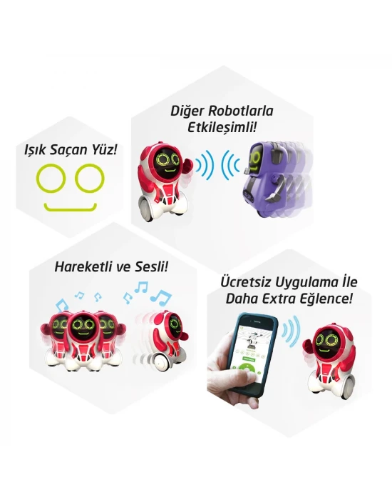 Silverlit Pokibot Robot Kırmızı