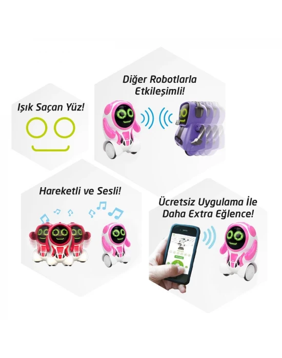 Silverlit Pokibot Robot Pembe