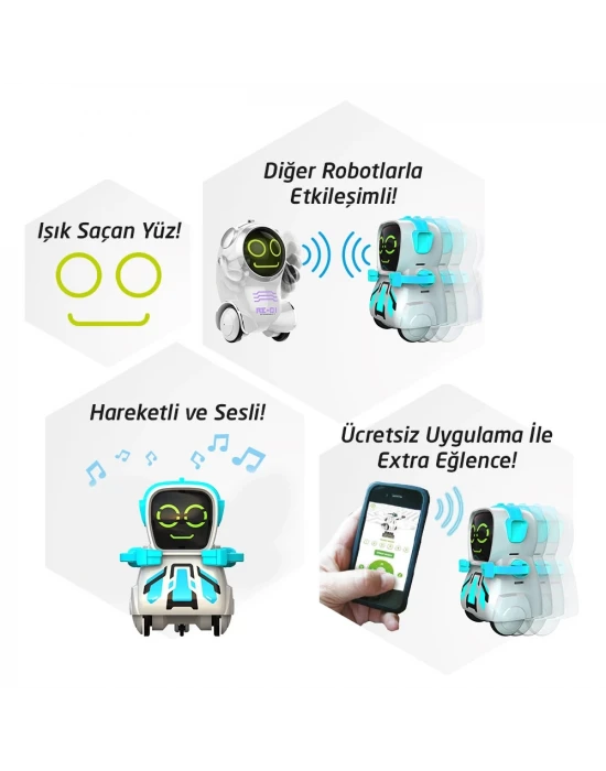 Silverlit Pokibot Robot Turkuaz