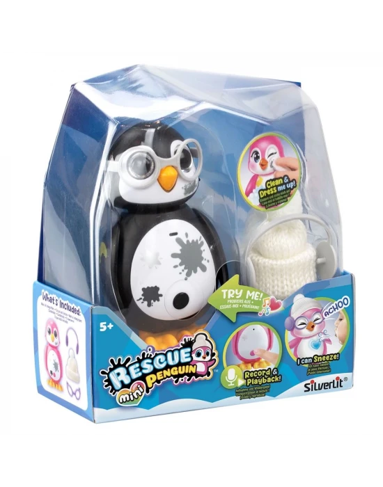 Silverlit Rescue Mini Penguen Siyah