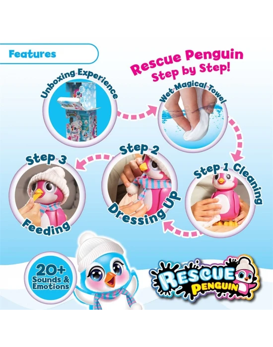 Silverlit Rescue Penguin 88651 - Pembe