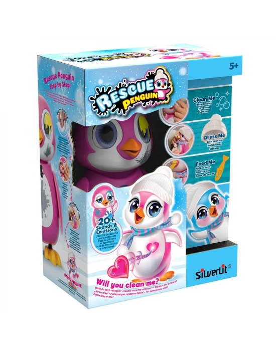 Silverlit Rescue Penguin 88651 - Pembe